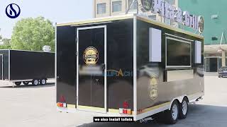 16.4ft Custom Food Truck for Denmark | CE-Certified Mobile Kitchen Build