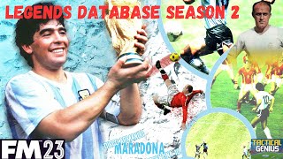 FM23 Great Tactic and Legends Database Season 2
