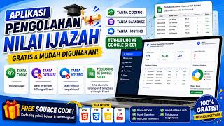 OLAH NILAI IJAZAH SD OTOMATIS DAN GRATIS | TANPA DATABASE & HOSTING