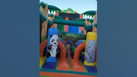 Inflatable Safari Obstacle Course