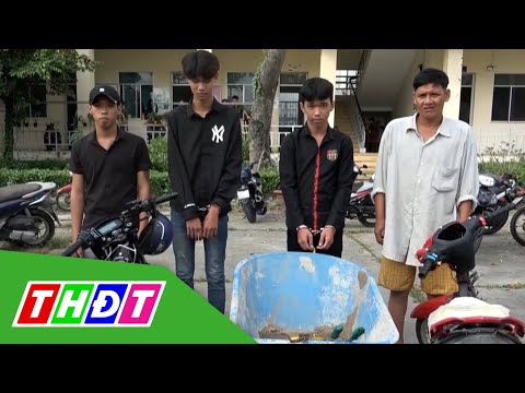 Video Sa Đéc: Bắt 4 thanh niên trộm xe máy, xe rùa trong đêm... - youtube