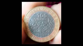 100 Fcfa France 2006 Gray Tone For Sale 75,000