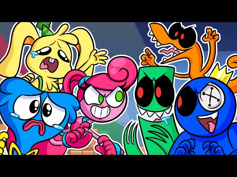 Rainbow Friends Vs Poppy Playtime Corrupted 🎤 FNF Rainbow Friends Animation