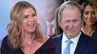 Jenna Bush Hager REACTS to Dad George W.'s Viral Faces at Trump's Inauguration