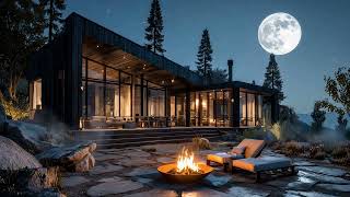 12 Hours of Relaxing Music with a Campfire | Moon Ritual Girl