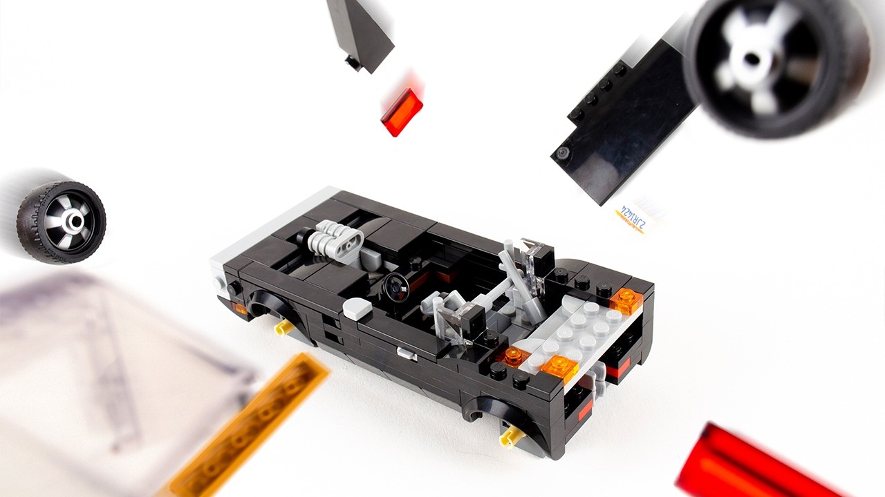 DOM'S CHARGER! LEGO Fast & Furious 76912 | Satisfying Stop Motion Build
