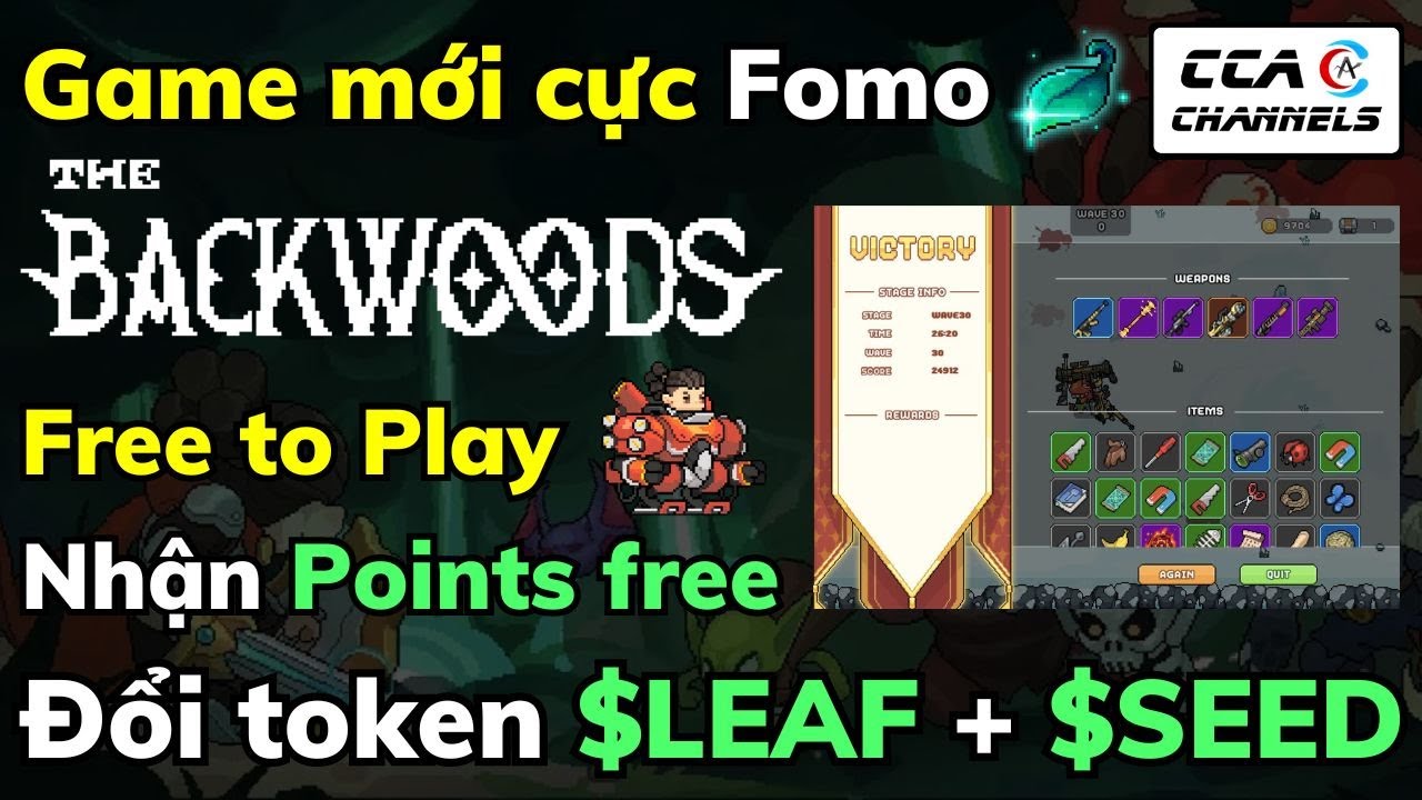 Backwoods - Game mới cực fomo | Nhận Points free đổi token $LEAF + $SEED