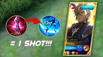AAMON 12 STACK ULTI AUTO 1 SHOT DELETE USING THIS BUILD! (insane damage)