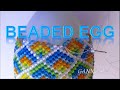 BEADED Egg 4 SPRING  DIY PATTERN tutorial / Пасхальное яйцо  / Писанка весна