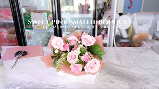 Sweet Pink Smallie Bouquet Step by Step by Le Bliss Bouquet Indonesia | Florist Cirebon screenshot 2