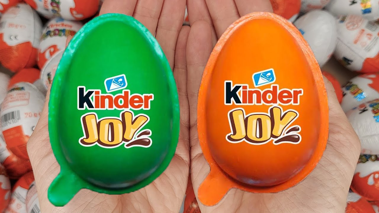 Satisfying Video | Unpacking Yummy Kinder Joy & Kinder Surprise Chocolate Eggs ASMR Candy Opening