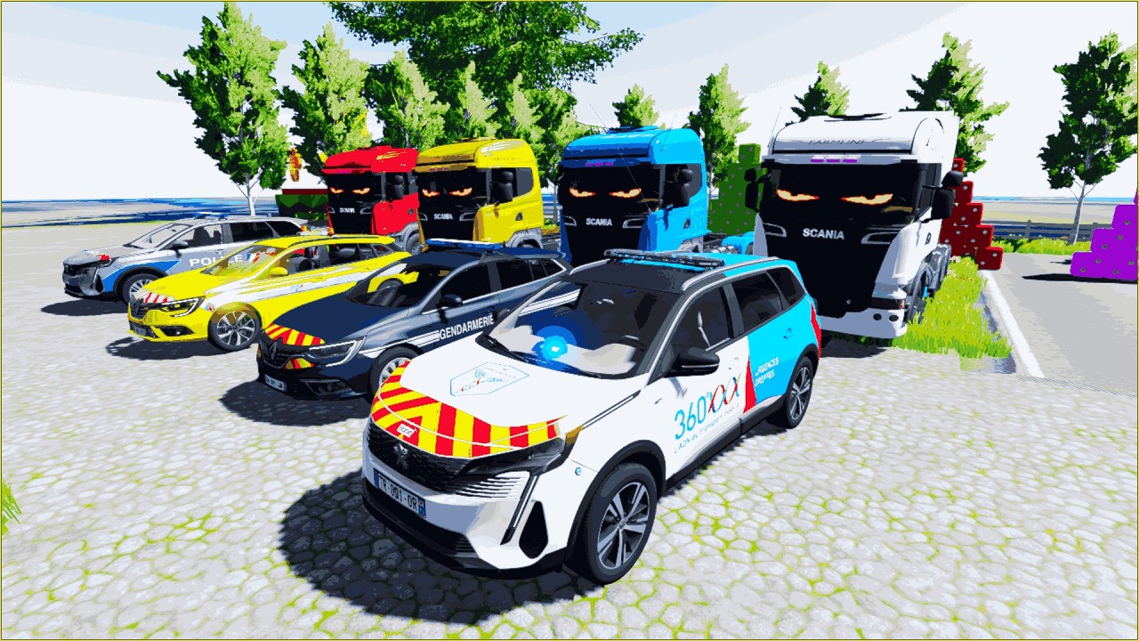 Police Car Transported to a Scary Garage?! Extreme Truck Mission FS22 🚓🚛