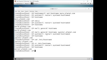 Linux in Hindi - Hostname setup in RHEL 7/CENTOS 7, All methods to setup hostname