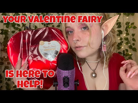 ASMR valentine’s day fairy helps you love yourself! she brings gifts 🤭❤️