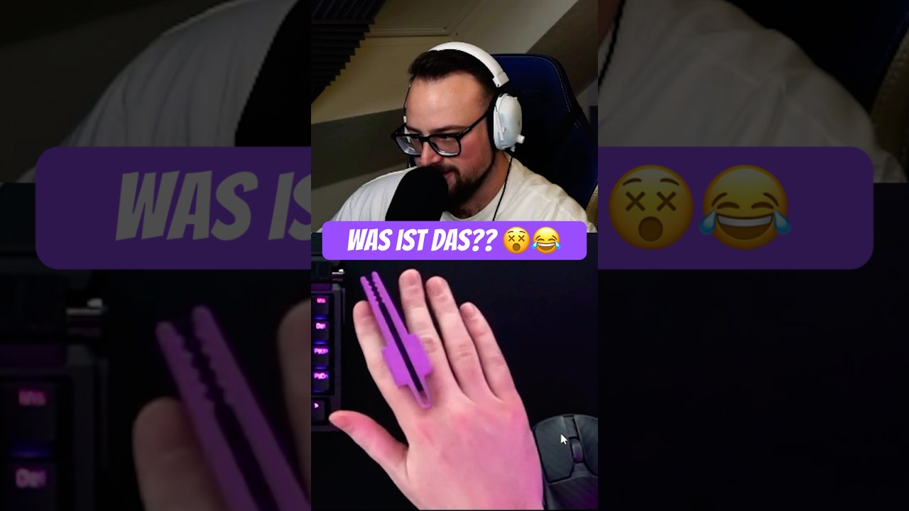 WHAT is a finger clamp?? 😂 @BastiGHG #metashi #metashi12 #gaming #funnyclips #twitch