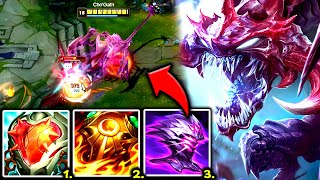 CHOGATH TOP BUT I 1V5 WHILE 100% INDESTRUCTIBLE (FANTASTIC) - S14 Chogath TOP Gameplay Guide