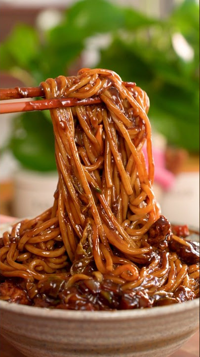 JAJANGMYEON (Korean Black Bean Noodles)