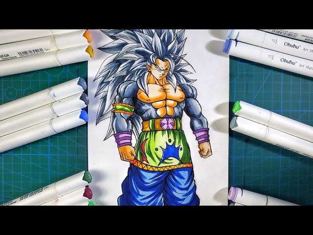 Goku Super Saiyan Blue Kaioken x10 – Dragon Ball Super Shading