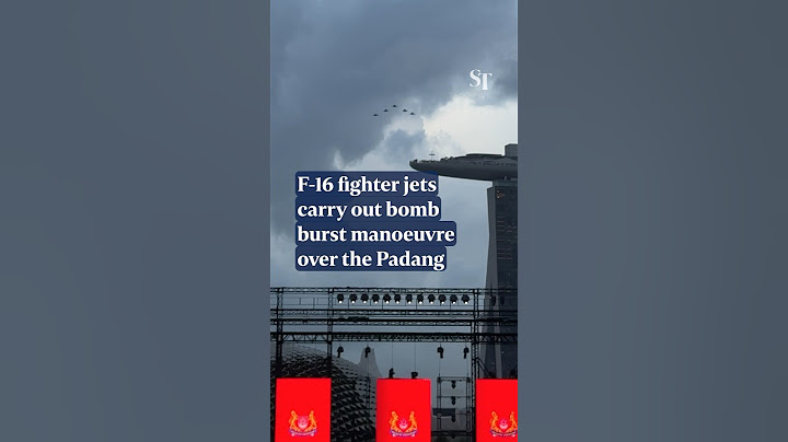 RSAF’s F-16 fighter jets performs ‘Salute to the nation’ #ndp2024