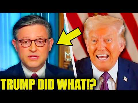 Johnson DIES INSIDE When Confronted With Trump SCANDAL!