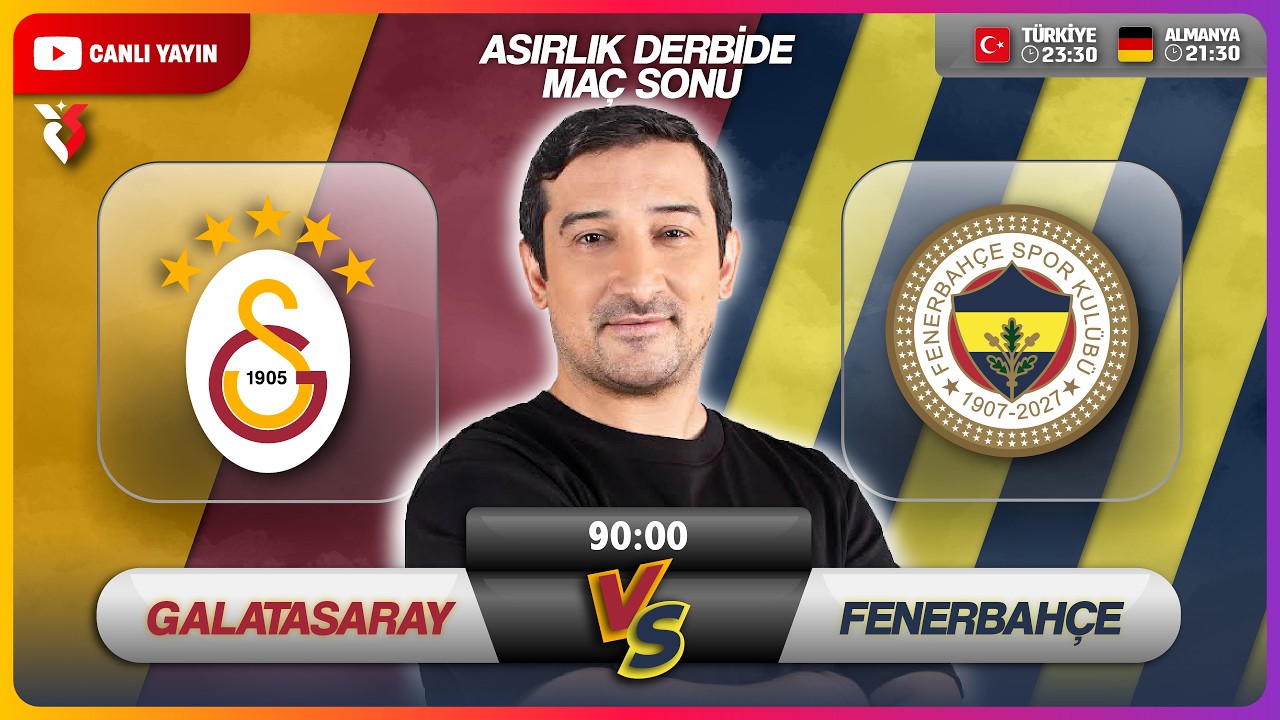GALATASARAY 2-1 FENERBAHÇE | Osimhen Yıktı Geçti, Kartal'ın Sonu mu? | Maç Sonu Canlı | Serhat Akın