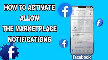 How can you activate allow the marketplace notifications on Facebook Lite