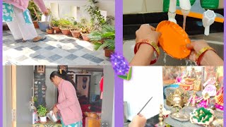 Housewife daily morning routine # and daily work done ✅ ghar ke sare kam time par kaise kare 🌺