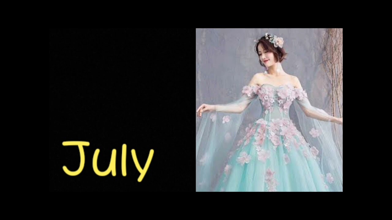  Korean dress and Korean girl# according to your birthday month 