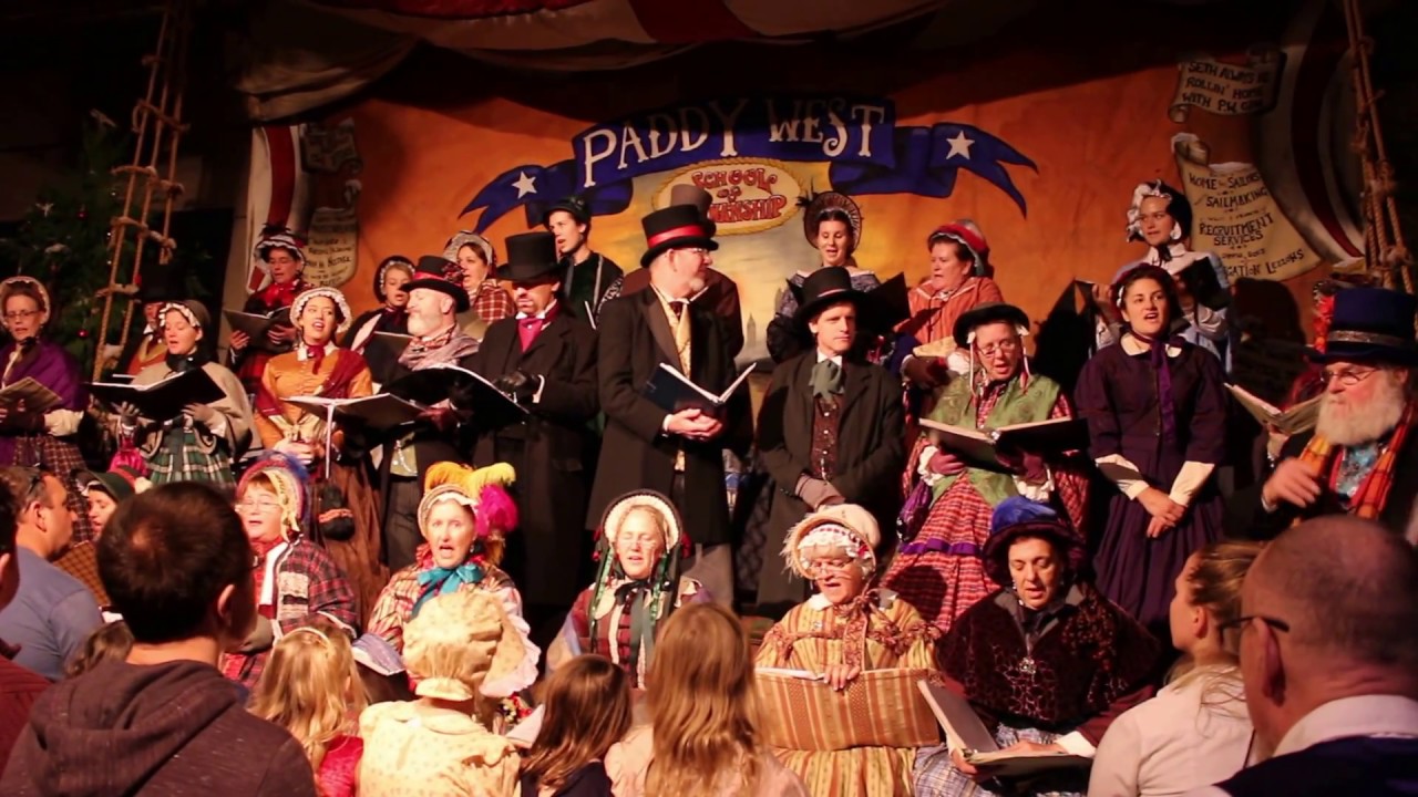 Christmas Carols at the Great Dickens Christmas Fair 2017