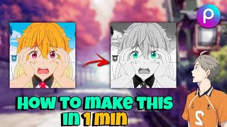 How to make anime eyes glowing edit in picsart | anime glowing eyes edit screenshot 2