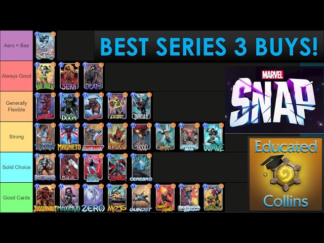 Every Series 3 Card in MARVEL SNAP - Marvel Snap Guides - Out of Games