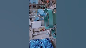 Full Automatic Double Lines T-shirt Trash Bag on Roll Making Machine