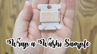 How to Wrap a Washi Tape Sample