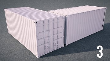 CGC Classic: Modeling a Shipping Container - Pt 3 (Blender 2.6)