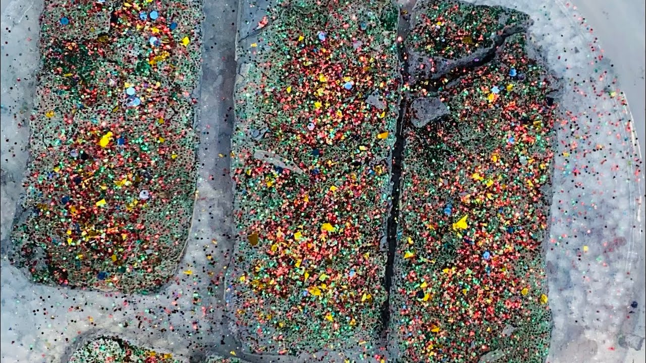 Gym chalk slab blocks crush #sleepaid #gymchalk #asmr #crunchycrumbles #satisfying #oddlysatisfying