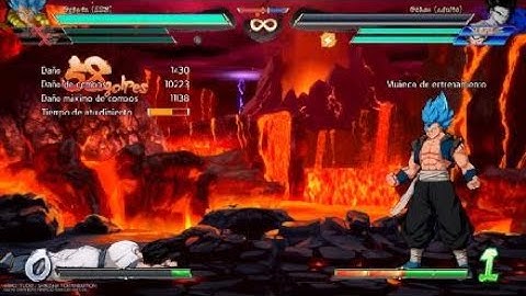 [DBFZ] Goku Base TOD 2 bars corner loops