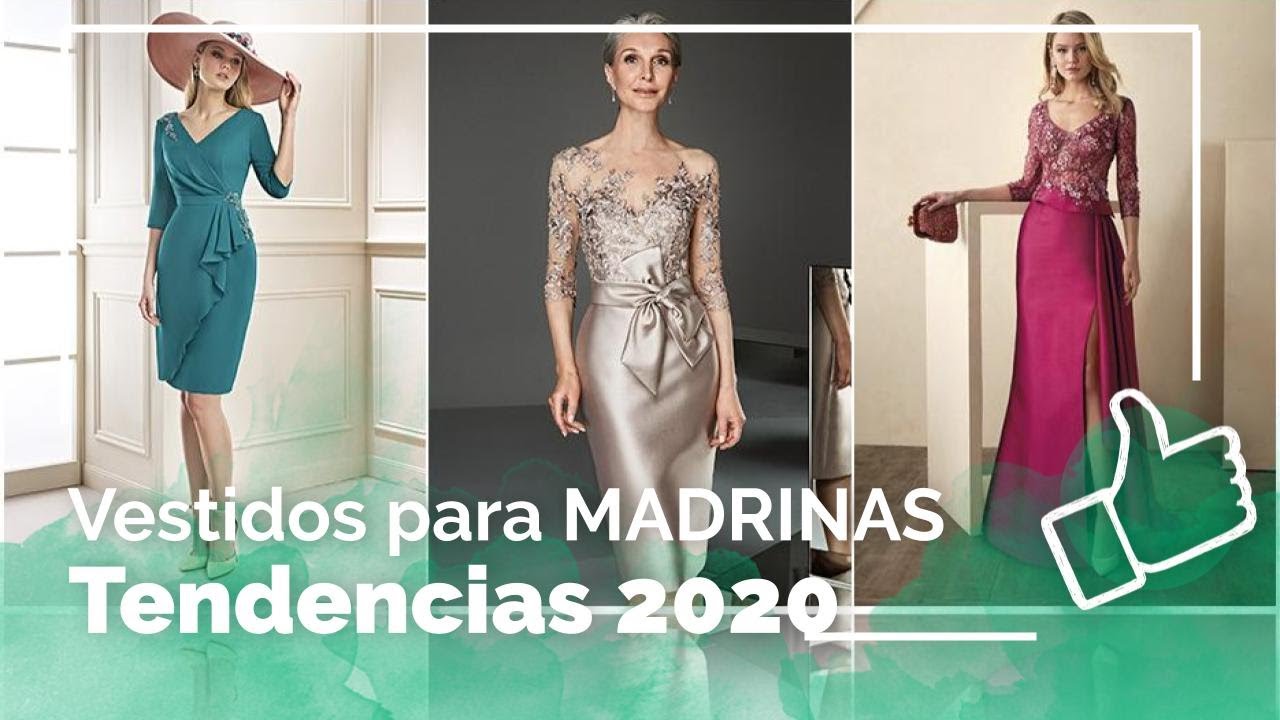 Primitivo collar angustia Vestidos de FIESTA para MADRINAS 👗🔝 Tendencias 2020 - YouTube