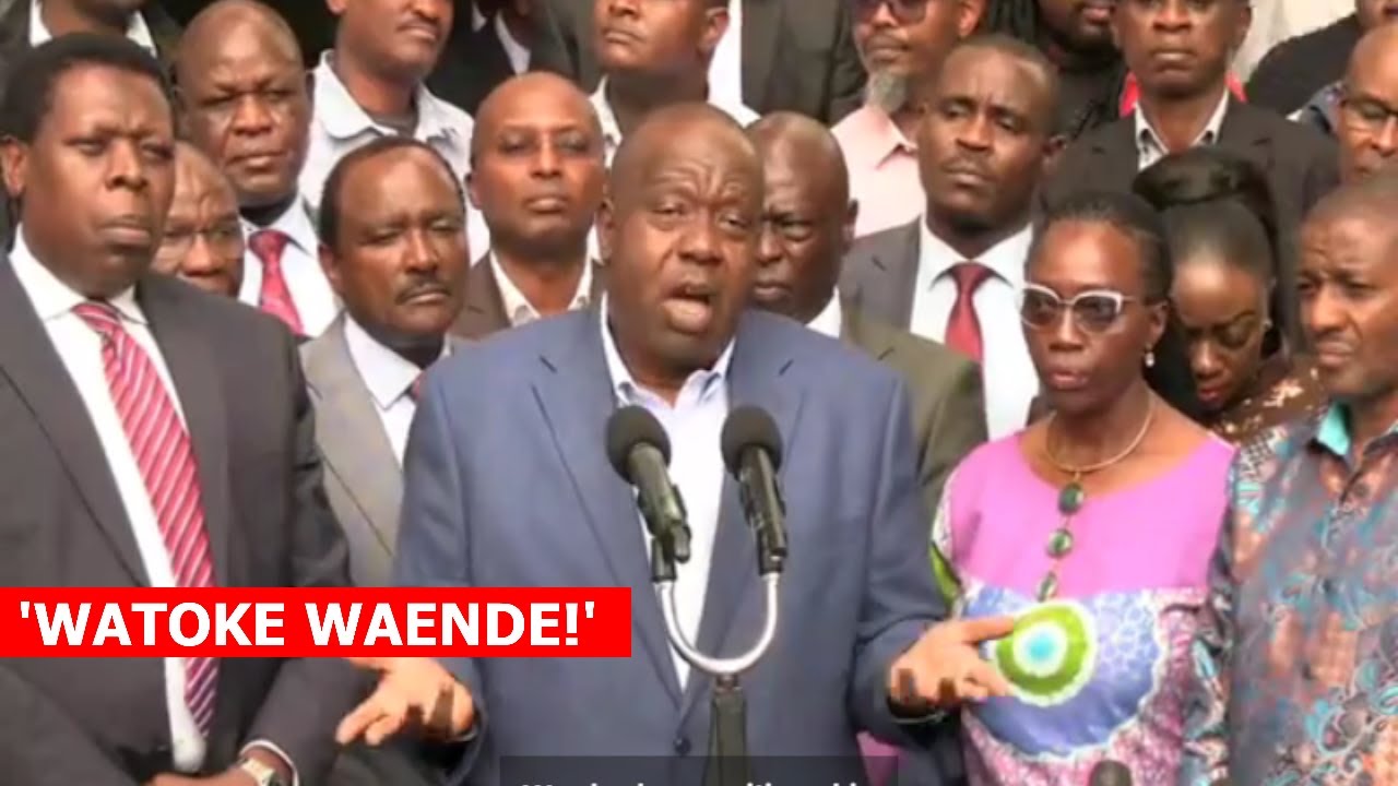 Фейерверк эмоций: оппозиционные партии Gachagua и United штурмуют офисы Избирательной комиссии, п...