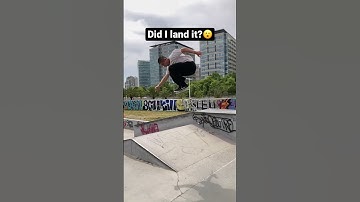 Insane Backside flip! 😱 #skateboarding #skate #shortsfeed