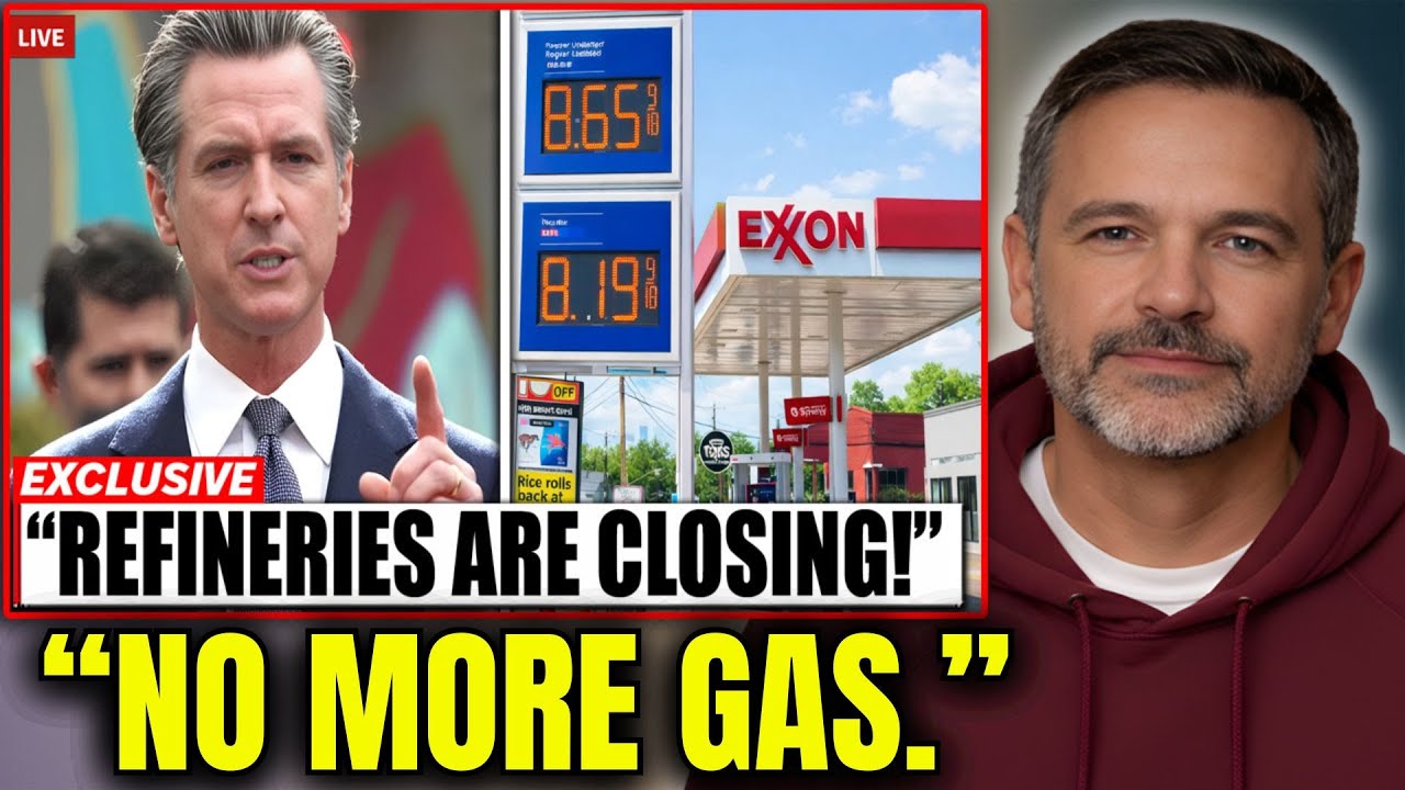 Governor Of California Loses Control After ExxonMobil Gas Refineries Begins Shutdown In State!