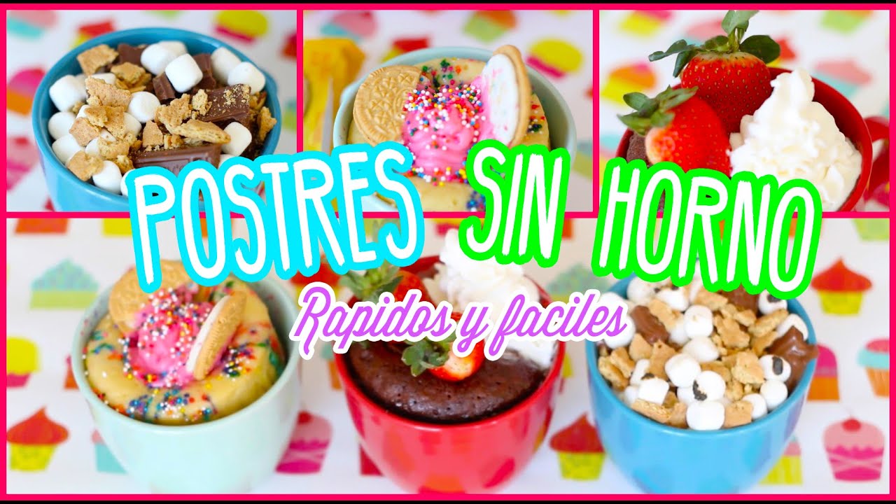 PASTEL FACIL SIN HORNO!!! 3 ideas!! ❤ Mariale