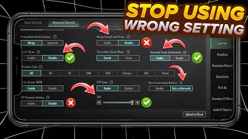 All Basic and Advance Control Settings for all devices in BGMI/PUBGM