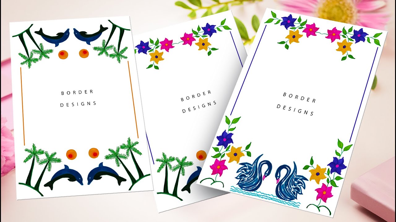 pic Project File Page Decoration Ideas project file pages decoration border designs for school project how to decorate project file ideas