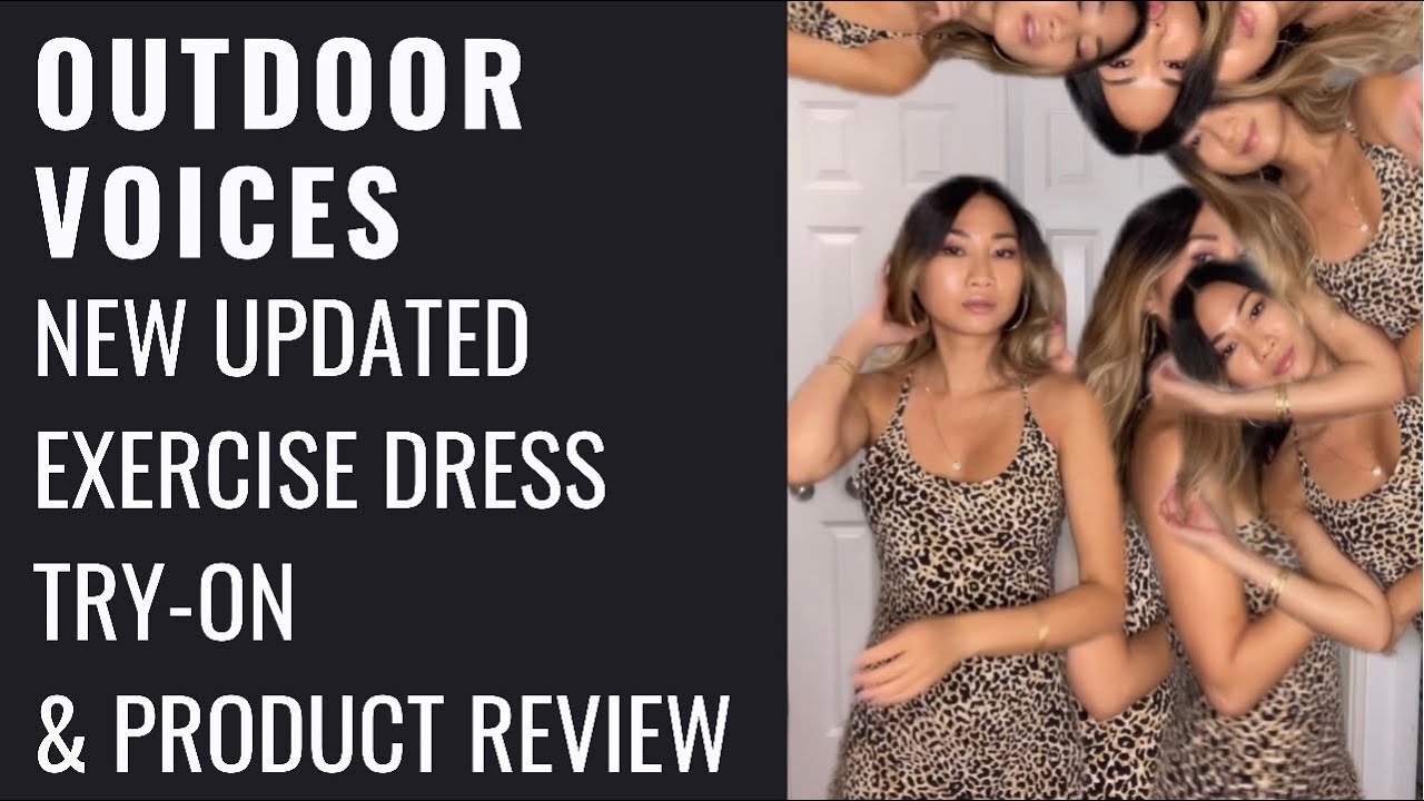 NEW UPDATED EXERCISE DRESS by Outdoor Voices - Review and Try-on