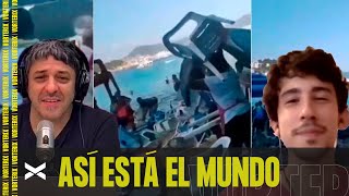 Piñas en Acapulco porque el restaurant era muy CARO | @manufmoreno en Charlatown