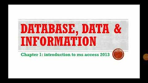 Class 8 Computer | chapter - 1 introduction to Ms Access 2013 | Part-1