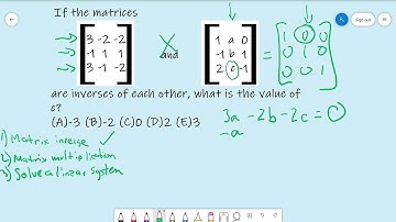 Cracking the GRE Math Subject Test - Linear Algebra #5 (Easy)