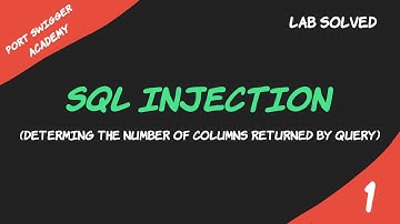 SQLI Injection UNION Attack | [PORT SWIGGER LAB] PART 1 SOLVED