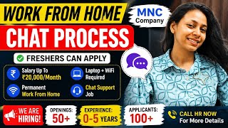 Work From Home Chat Process Job 2026 | Salary Up To ₹20,000 | Freshers Can Apply | MNC Hiring