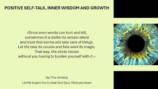 Effective Self-Talk | Overcome Loss, Abuse and Dependence | WEEK 29: Live Progress, Not Perfection